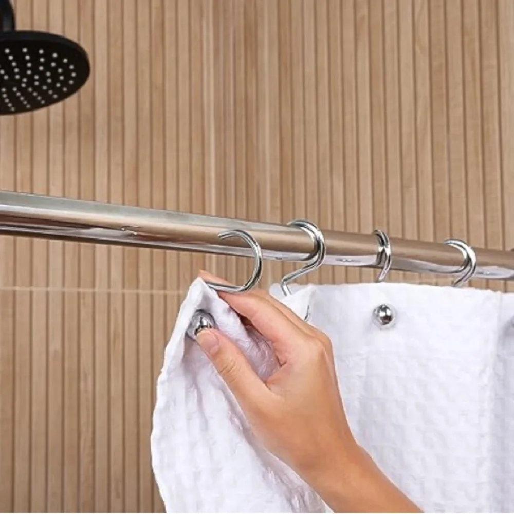 The Texture Company NY Heavy Cotton Waffle Shower Curtain